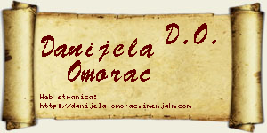 Danijela Omorac vizit kartica